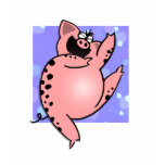 Funny Cartoon Pig Dance / Funny Dancing Pig t-shirts