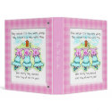 Funny Cartoon Pig School Binder binder