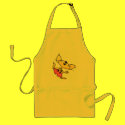 Funny Cartoon Rats Dance aprons