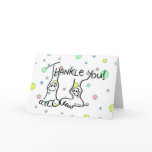 Funny Cartoon Thank You Card