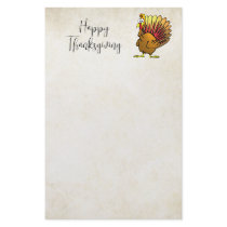 Funny Cartoon Thanksgiving Turkey Stationery by samack Funny Cartoon Thanksgiving Turkey Stationery