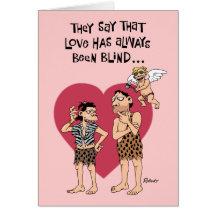Funny Cartoon Valentine Greeting Card