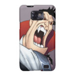 Funny Cartoon Vampire with Bats by Al Rio Samsung Galaxy SII Case