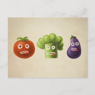 Funny Cartoon Vegetables