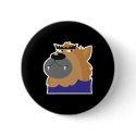funny cartoon werewolf wolf buttons