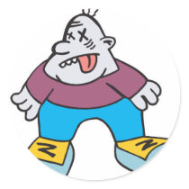 funny cartoon zombie stickers by doonidesigns funny cartoon zombie stickers