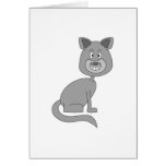 Funny Cat. Greeting Card