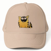 Funny cat laugh hats by Toonboy Funny cat laugh hats