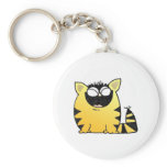 Funny cat laugh keychain