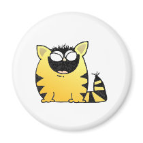 Funny cat laugh magnets