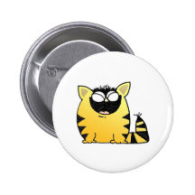 Funny cat laugh pin