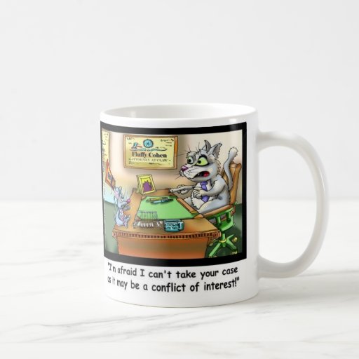Funny Cat & Lawyer Funny Coffee Mug