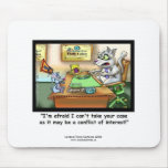 Funny Cat & Lawyer Funny Mouse Pad mousepads