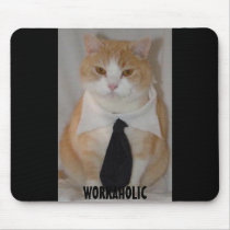 Funny Cat Mouse Pad mousepads by myrtieshuman Funny Cat Mouse Pad mousepads