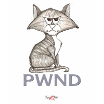 Funny Cat PWND Women's Tee