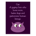Funny Cat Quote Cute Customizable Charity Post Cards