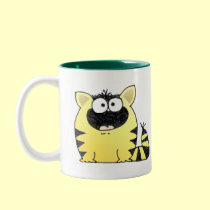 Funny Cat Surprise mugs