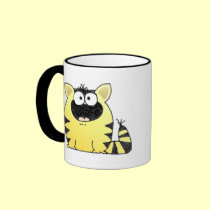 Funny Cat Surprise mugs