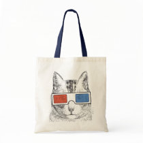 Funny Cat Tote Bag