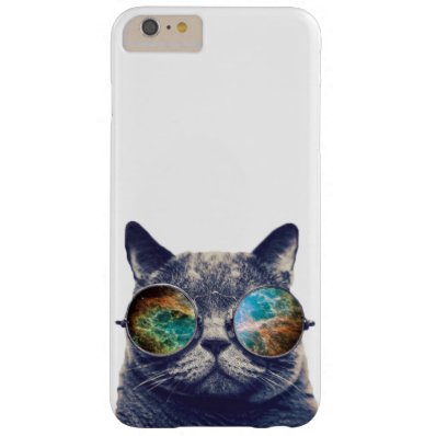 Funny Cat With Glasses Barely There iPhone 6 Plus Case