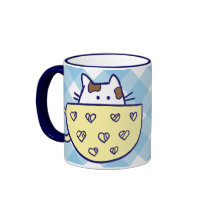 Funny cats in cups mug mugs