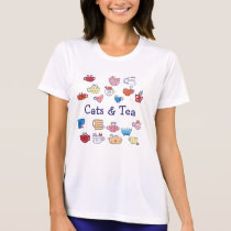 Funny cats in cups t-shirt t-shirts