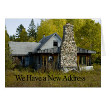Funny Change of Address Card - Nice Chimney
