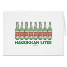 FUNNY  CHANUKAH HANUKKAH LITES GIFTS CARD