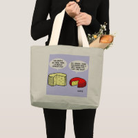 Funny Cheese Cartoon Bag bag