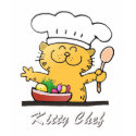 Funny Chef T Shirt | Funny Kitty Chef T