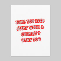 Funny Chemist Pick-Up Line Postcard