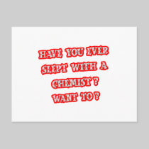 Funny Chemist Pick-Up Line Post Cards