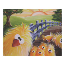 Funny Chicken Poster 16x20 posters