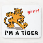 Funny Chinese Zodiac Tiger Mouse Pads