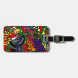 Funny Christmas Animals Abstract Art Original Tags For Bags
