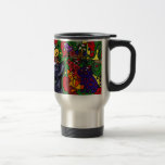 Funny Christmas Animals Abstract Art Original Coffee Mug