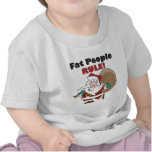 infant_tshirt - Buy this funny Christmas gift featuring a fat Santa Claus, carrying his sack of Christmas toys, with the funny caption, Fat People Rule!: Sizes s,m,l,xl Available colors: white