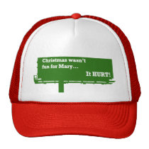 Funny Christmas Billboard hat hats