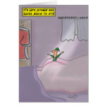 Funny Christmas Card: Emerging Elves