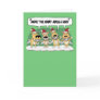 Funny Christmas card: Hairy Angels Funny Christmas card: Hairy Angels