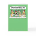 Funny Christmas card: Hairy Angels by chuckink Funny Christmas card: Hairy Angels