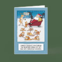 Funny Christmas card: Sleigh Cats by chuckink Funny Christmas card: Sleigh Cats
