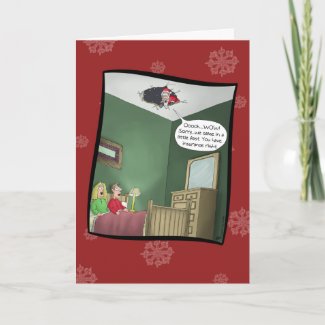Funny Christmas Card: The Accident card