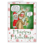 Funny Christmas Cards: Bar Hopping