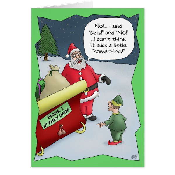 Funny Christmas Cards: Hard of Hearing