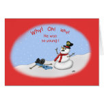 Funny Christmas Cards: Melt-Down