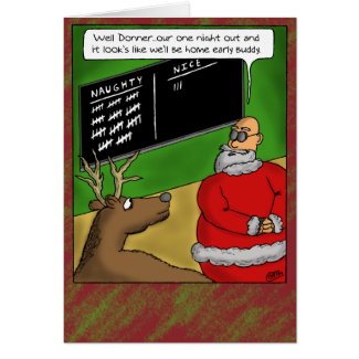 Funny Christmas Cards: Naughty and Nice