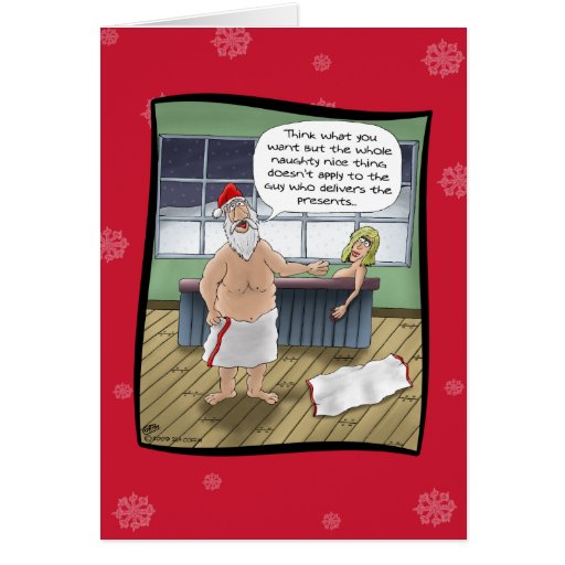 Funny Christmas Cards: Naughty and Nice Rules