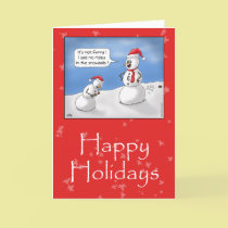 Funny Christmas Cards: No Rocks! by nopolymon Funny Christmas Cards: No Rocks!