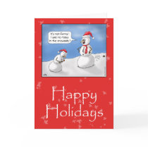 Funny Christmas Cards: No Rocks! by nopolymon Funny Christmas Cards: No Rocks!